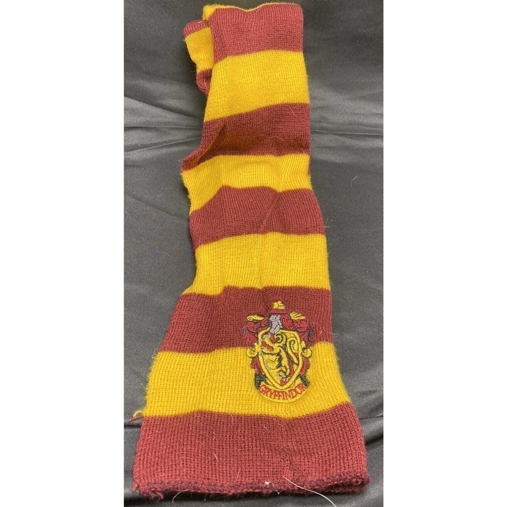 Harry Potter  Vouge Gryffindor House Cosplay Knit Costume Scarf Wrap Red Gold